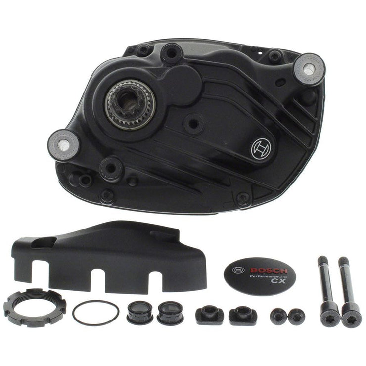 Bosch Performance Line CX Drive Unit Kit - Narrow, deconstructed view.