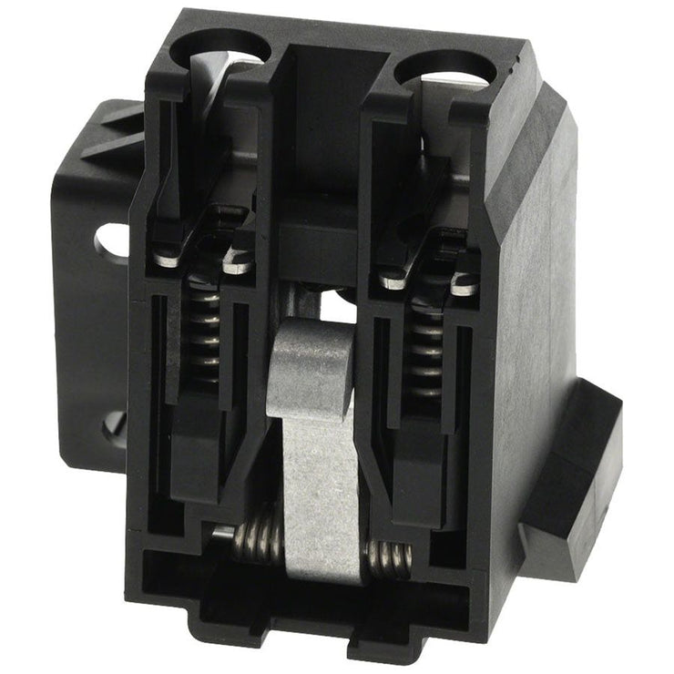 Bosch PowerTube 600/800 Horizontal/Vertical Battery Holder - Lock Side, Standard, back view.
