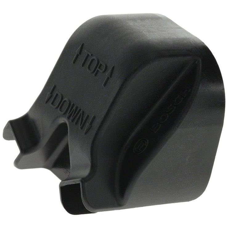 Bosch PowerTube 600/800 Horizontal/Vertical Battery Protective Cap - Pivot Cable Side, Below Standard, front view.