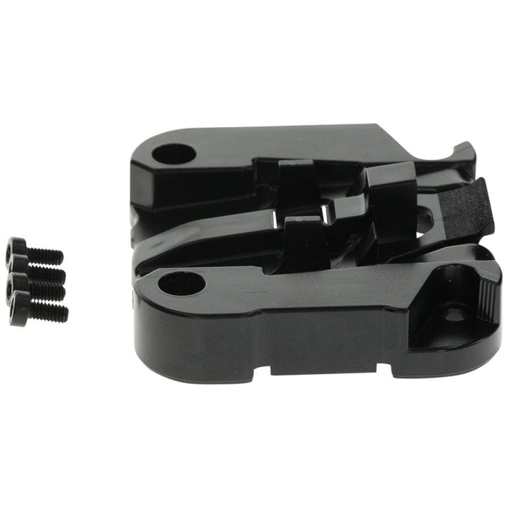 Bosch PowerTube 800 Screw on Plate Kit - Horizontal Pivot Lock Side, side view.