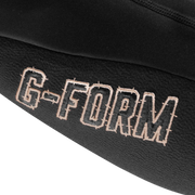 Close-up of a black G-Form product with 'G-Form' branding.