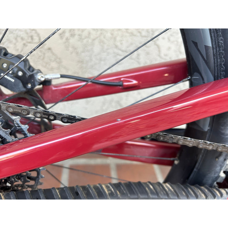2025 Santa Cruz Megatower 2 CC 29 X0 AXS, Demo Bike, Drive Side Chain Stay Paint Chips (2)