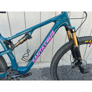 2025 Santa Cruz Blur CC X0 AXS TR RSV, Demo Bike, Drive Side Front View