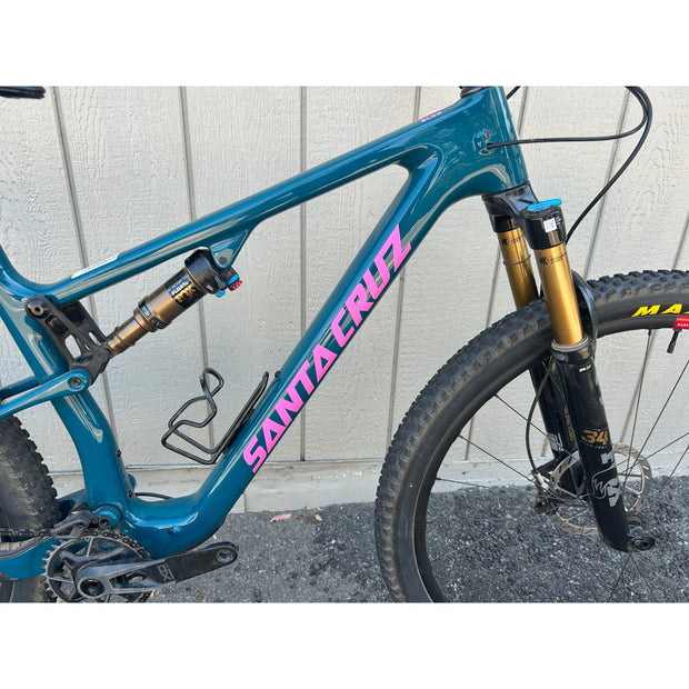 2025 Santa Cruz Blur CC X0 AXS TR RSV, Demo Bike, Drive Side Front View