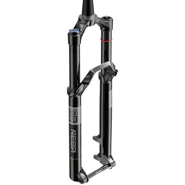 RockShox Reba Gold Isolator RL Suspension Fork - 29" 120 mm 15 x 110 mm 44 mm Offset Gloss Black 3P Remote B1, full view. 