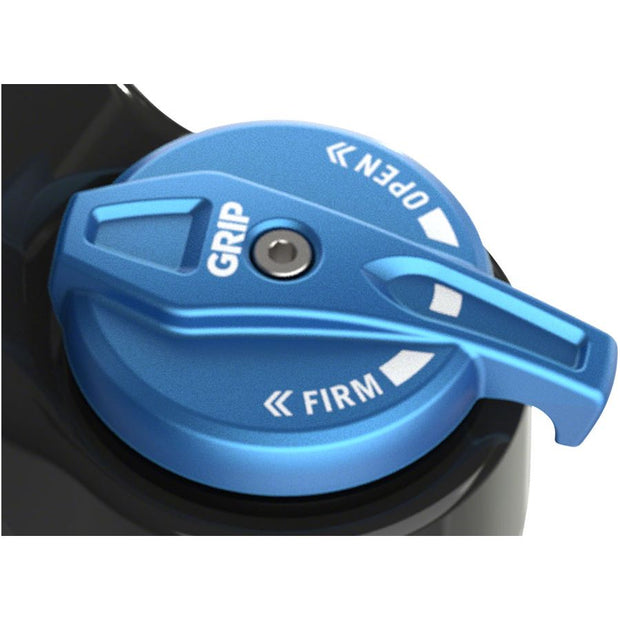 Fox 32 Performance Step Cast 100mm Fork - 29”, 44mm Rake, Kabolt, Grip, 3-Position, Matte Black, knob view.