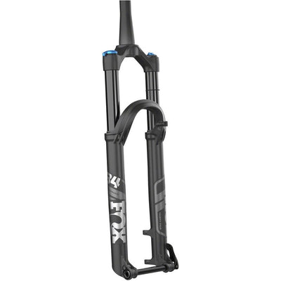 00 Fox 34 Perfomance 130mm Fork - 29” 44mm Rake, Grip, black, full view.