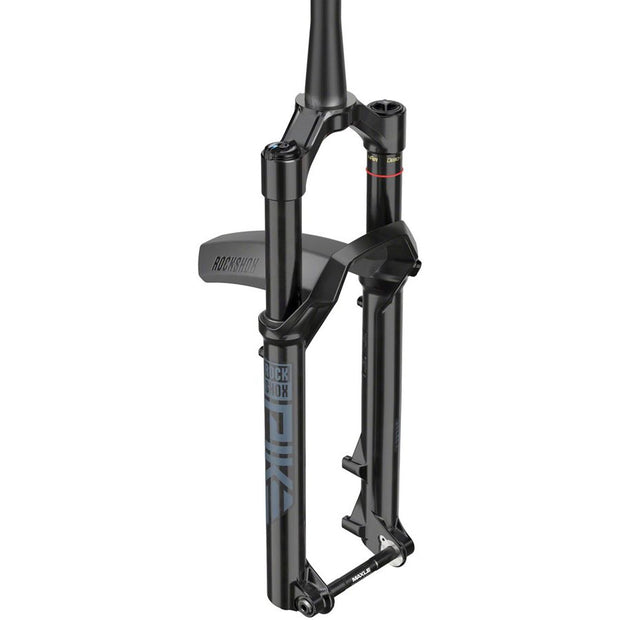 RockShox Pike Select Charger RC Suspension Fork, Gloss Black, full view with fender.
