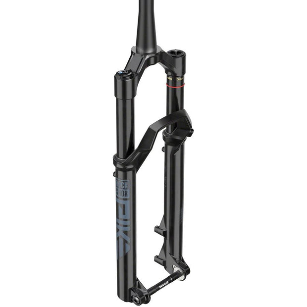 RockShox Pike Select Charger RC Suspension Fork, Gloss Black, full view.