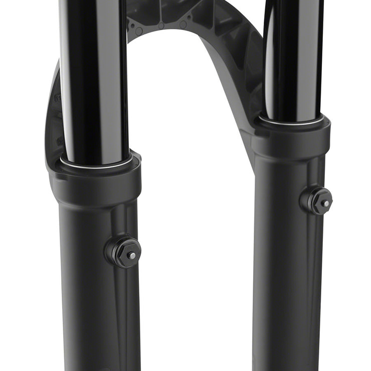 Fox 38 Performance Elite Fork - 27.5”, 170mm, 44mm Offset, Grip2, matte black, stanchion view.