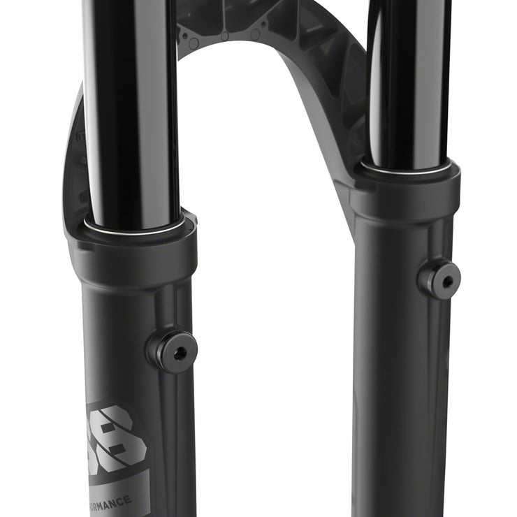 Fox 38 Performance Fork - 27.5”, 170 mm, 44mm Rake, Matte Black, Grip, 3-Position, stanchion view.