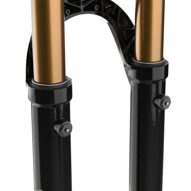Fox 36 Factory Fork - 27.5”, 160mm, 44mm Offset, Grip 2, black, stanchion view.