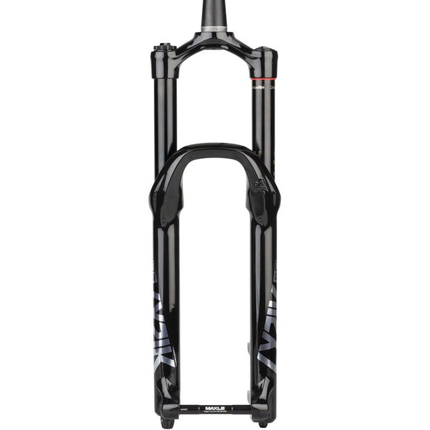 RockShox Lyrik Ultimate Charger 2.1 RC2 Suspension Fork - 27.5”, 17 mm, 15x110mm, 37mm Offset,a C3, head-on view.