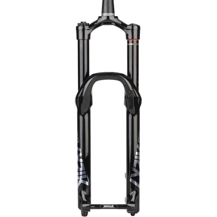 RockShox Lyrik Ultimate Charger 2.1 RC2 Suspension Fork - 27.5”, 17 mm, 15x110mm, 37mm Offset,a C3, head-on view.