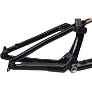 Salsa Blackthorn 145 C Frame, carbon/ black, rear triangle view.