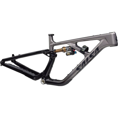 Salsa Blackthorn 145 C Frame, carbon/ black, full view.