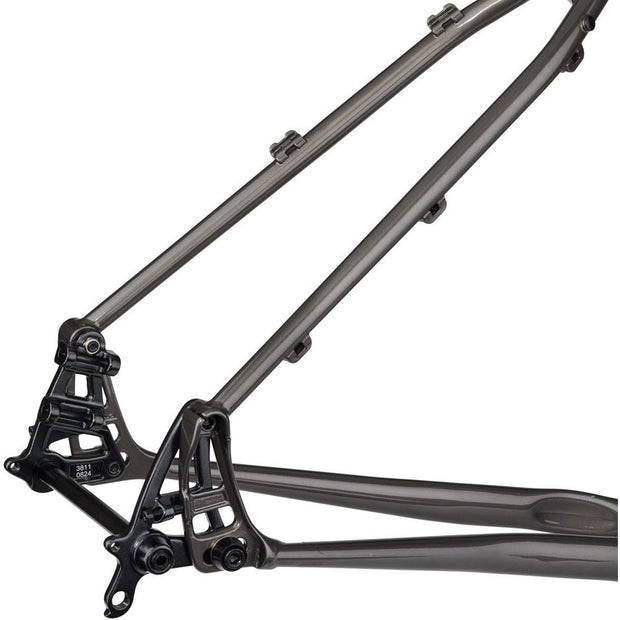 Salsa Fargo Frameset - 29”, Steel, Graphite, dropouts view.
