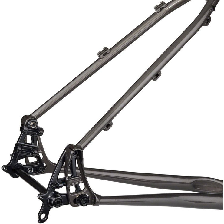 Salsa Fargo Frameset - 29”, Steel, Graphite, dropouts view.