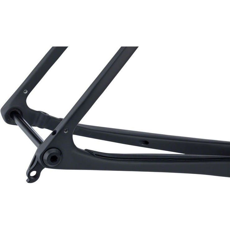Salsa Warroad Carbon Frameset, Black, dropouts view.