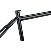 Salsa Vaya Frameset - 700c Steel, Black, seat clamp view.