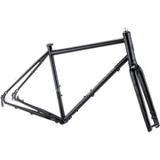 Salsa Vaya Frameset - 700c Steel, Black, full view.