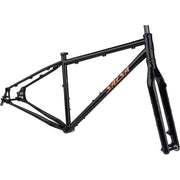 Salsa Fargo Frameset - 29”, Steel, Black, X-Small, full view.