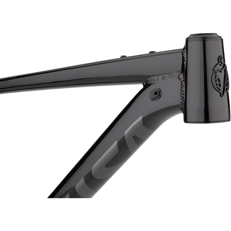 Salsa Timberjack Frame - 29/27.5” Aluminum, head tube view.
