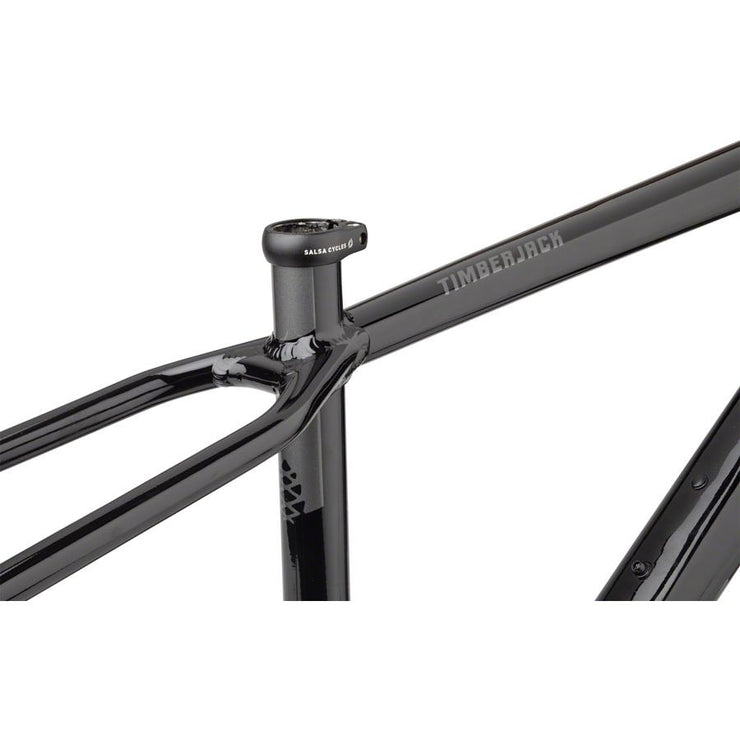 Salsa Timberjack Frame - 29/27.5” Aluminum, seat clamp view.