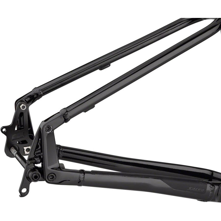 Salsa Timberjack Frame - 29/27.5” Aluminum, dropouts view.