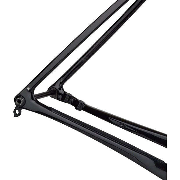 Salsa Warbird C Frameset - 700c, Carbon, Black, dropouts view.