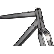 Salsa Stormchaser Frame - Aluminum Black, heasd tube view.
