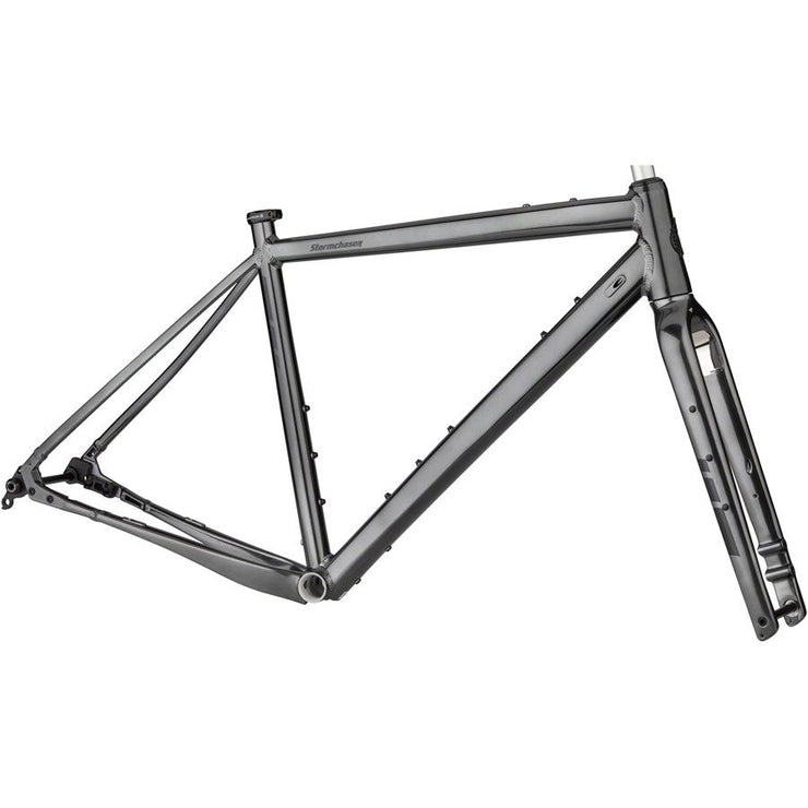 Salsa Stormchaser Frame - Aluminum Black, full view.