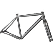 Salsa Stormchaser Frame - Aluminum Black, full view.