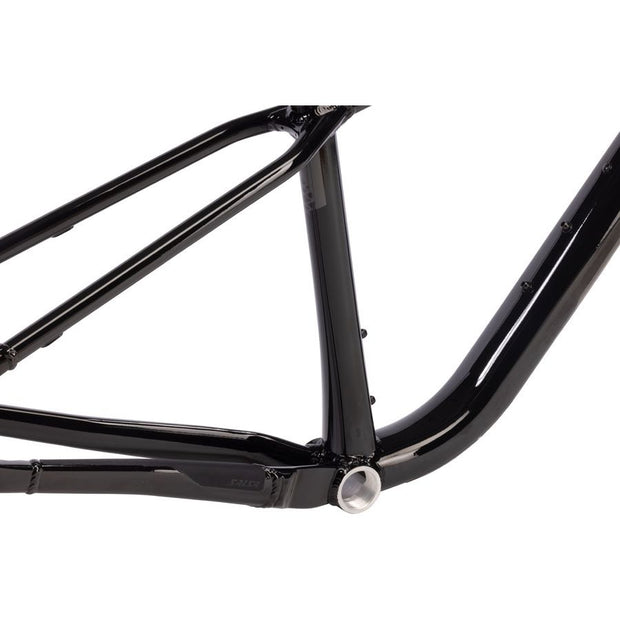 Salsa Timberjack Frame - 29/27.5” Aluminum, seat tube view.