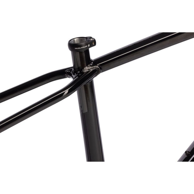 Salsa Timberjack Frame - 29/27.5” Aluminum, seat clamp view.