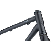 Salsa Fargo Frameset - 29”, Steel, Black, X-Small, head tube view.