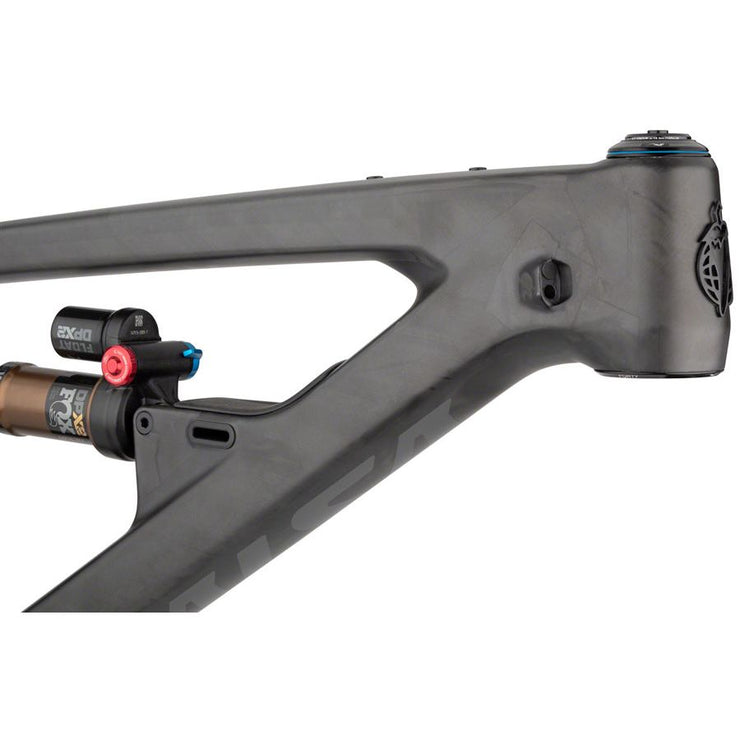 Salsa Blackthorn Carbon Frame - Carbon, Raw, head tube view.