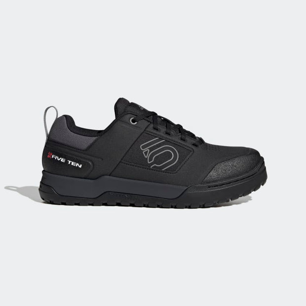 Five Ten Impact Pro Mountain Bike Shoe, black/grey, side view.