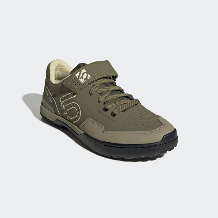 Five Ten Men's Kestrel Lace Mountain Bike Shoe, olive green, full view.