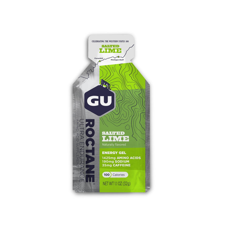 GU Roctane Energy Gels Cold salted lime full view