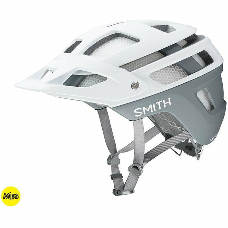 Smith Forefront 2 MIPS Mountain Bike Helmet, Matte White, Full View