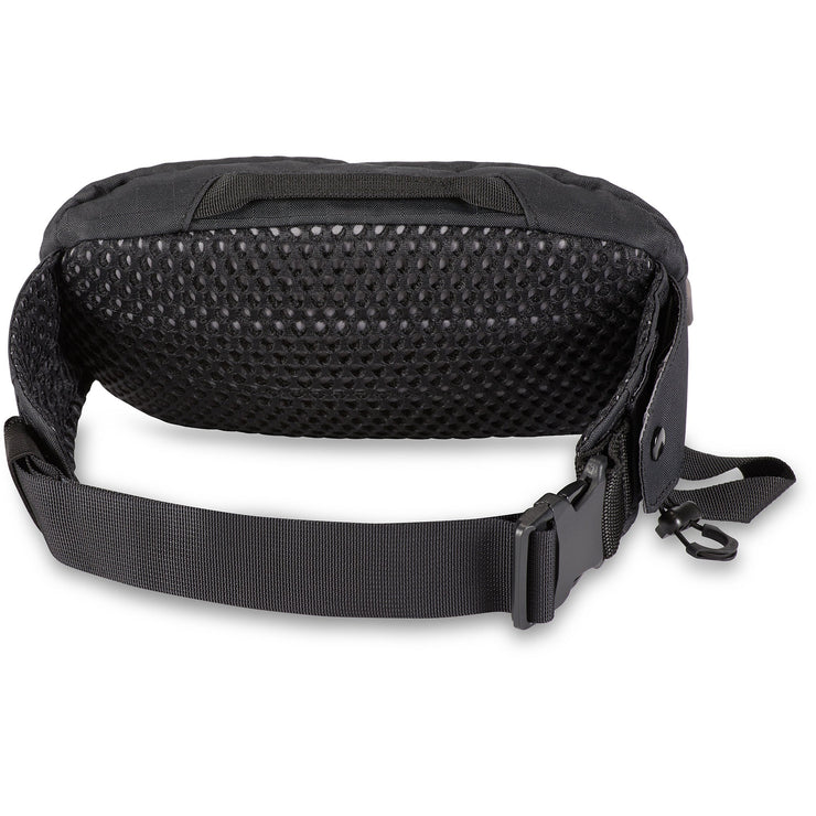 Dakine Hot Laps 1L Waist Bag, black, back view.