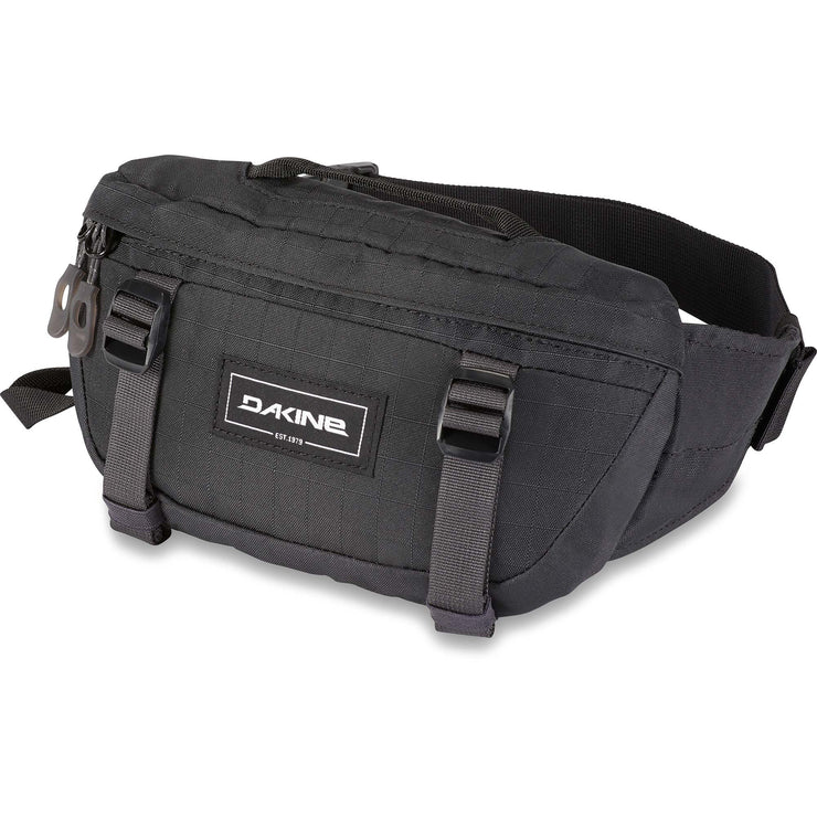 Dakine Hot Laps 1L Waist Bag, black, full view.