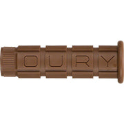 Oury Single Compound Grips, brown, full view.