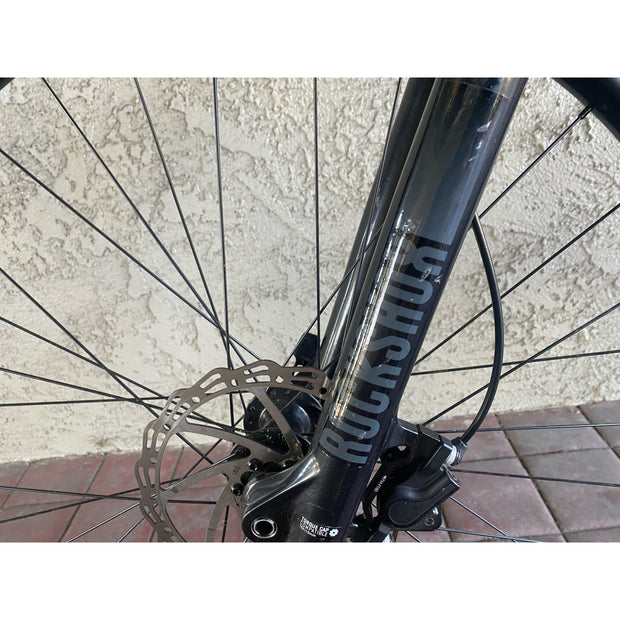 2022 Kona Process 134 2, brown, DEMO bike with BLEMISHES, fork view, brake side:
