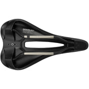 WTB Gravelier Saddle — Stainless, rails view.