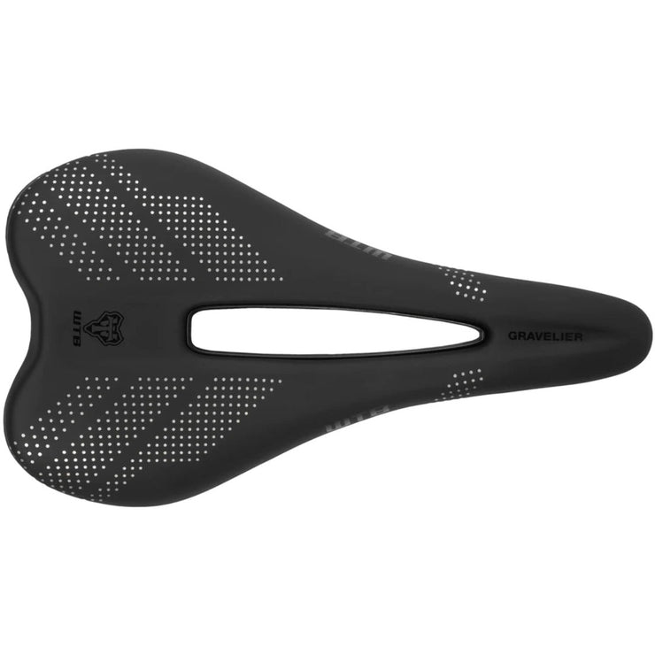 WTB Gravelier Saddle — Stainless, top view.