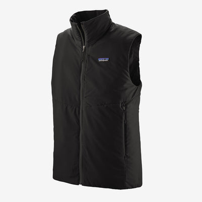 Patagonia Nano Air Light Vest Black, front view.