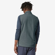 Patagonia Nano Air Light Vest nouveau green, back view on model.