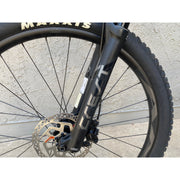 2022 Liv Embolden 29 1, BLEM bike, large, Matte Black / Gloss Sparkling Black, Fork Sticker *BLEMISH* View